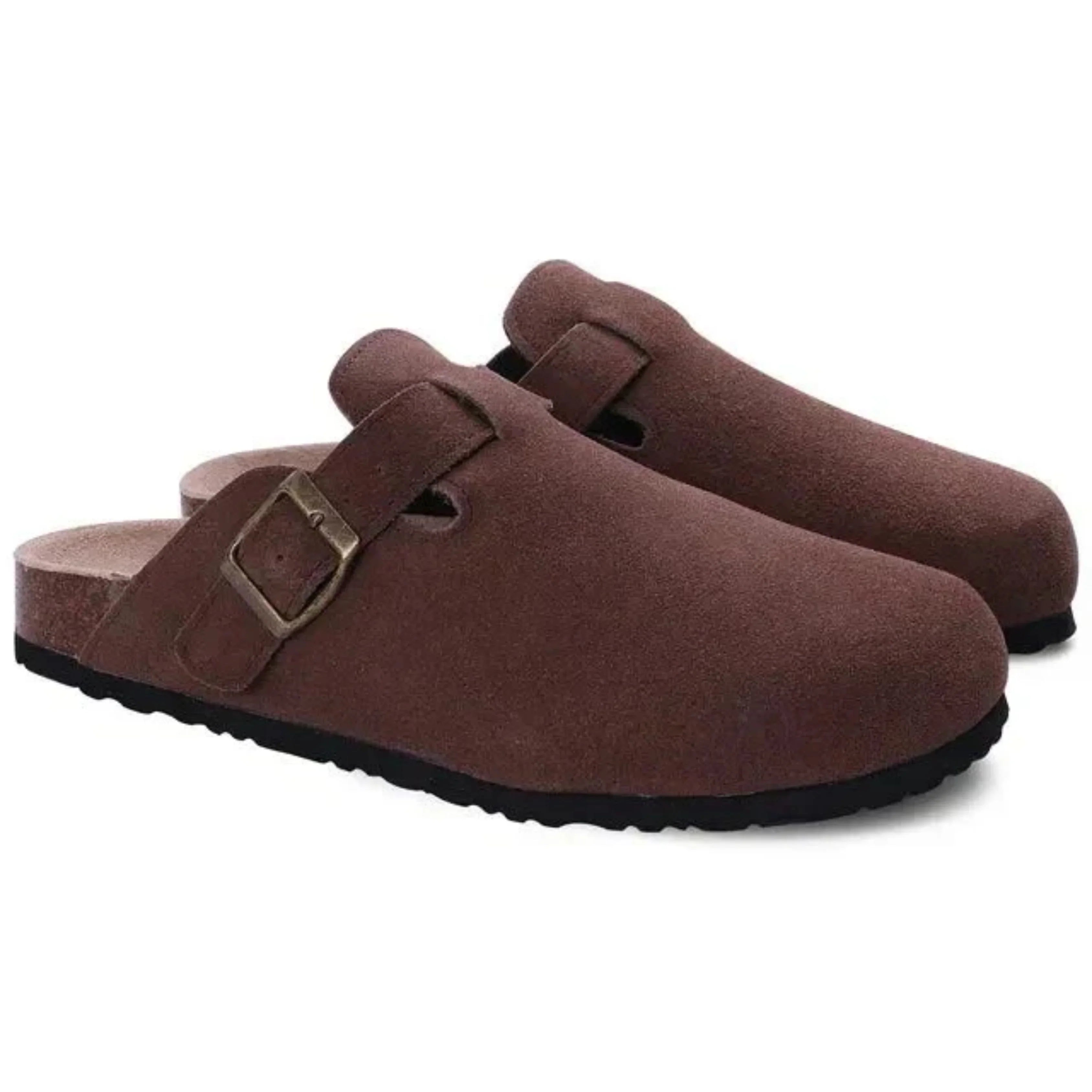 Men’s Slip-On Summer Clogs with Buckle Strap