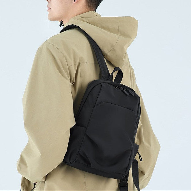 Men’s Small Waterproof Backpack with Front Pocket