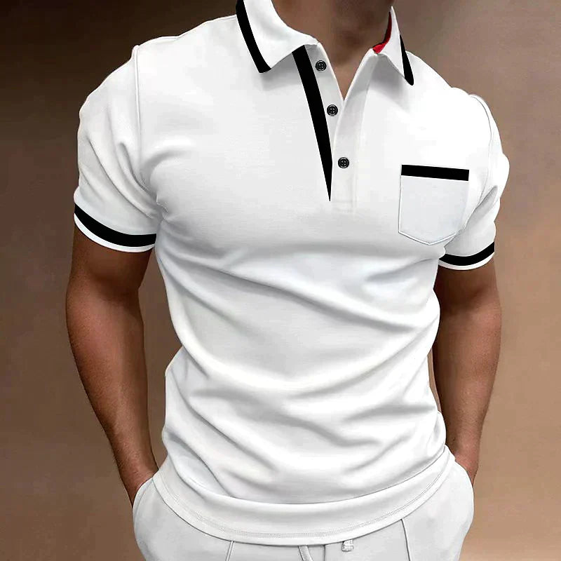 Men’s Stretch Short Sleeve Polo Shirt