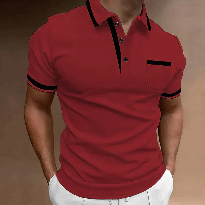 Men’s Stretch Short Sleeve Polo Shirt
