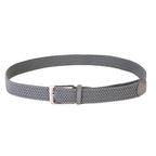 Men’s Stretch Woven Braided Belt with Metal Buckle