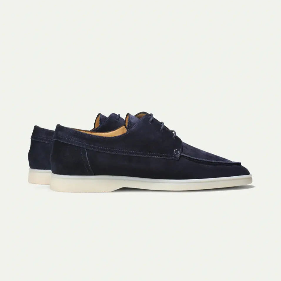 Men’s Suede Lace-Up Loafers