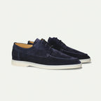 Men’s Suede Lace-Up Loafers