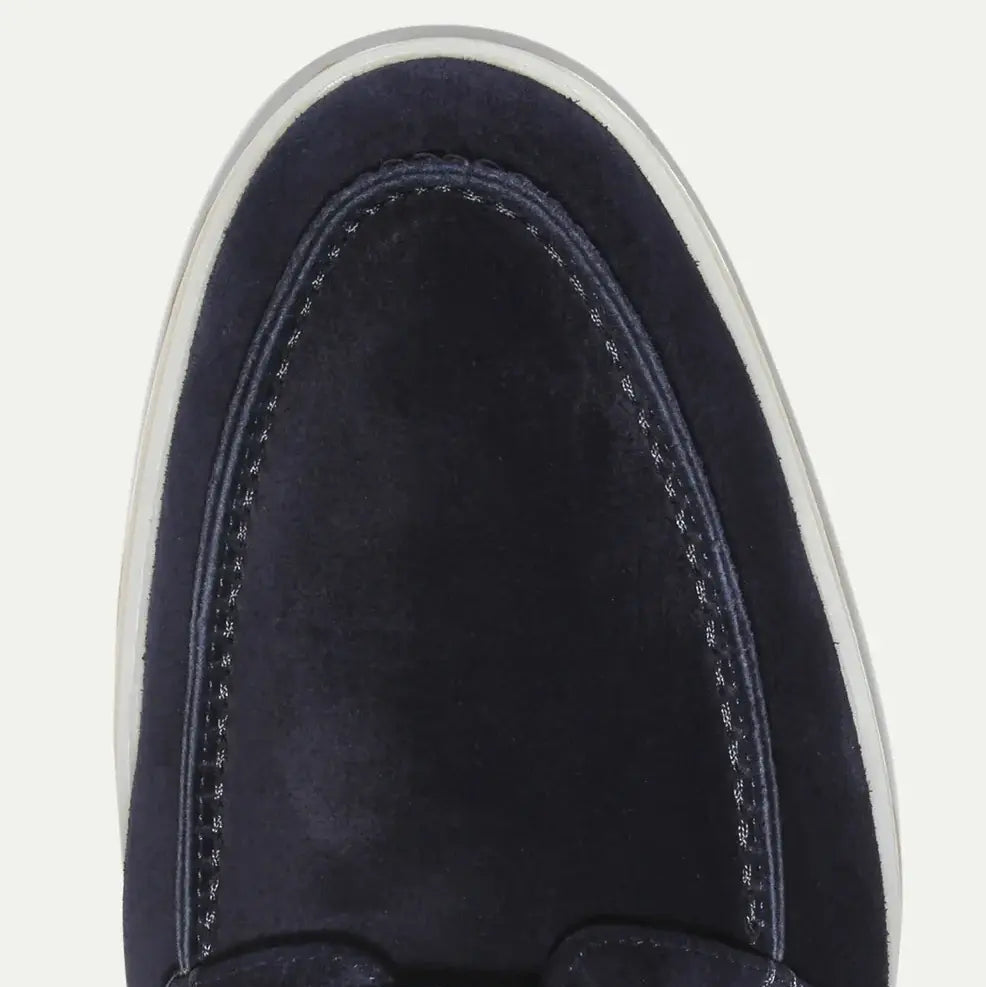 Men’s Suede Lace-Up Loafers