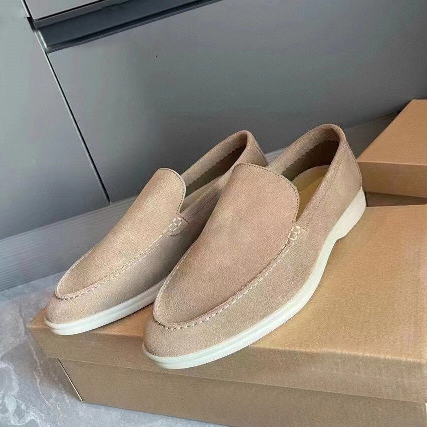 Men’s Summer Suede Slip-On Loafers