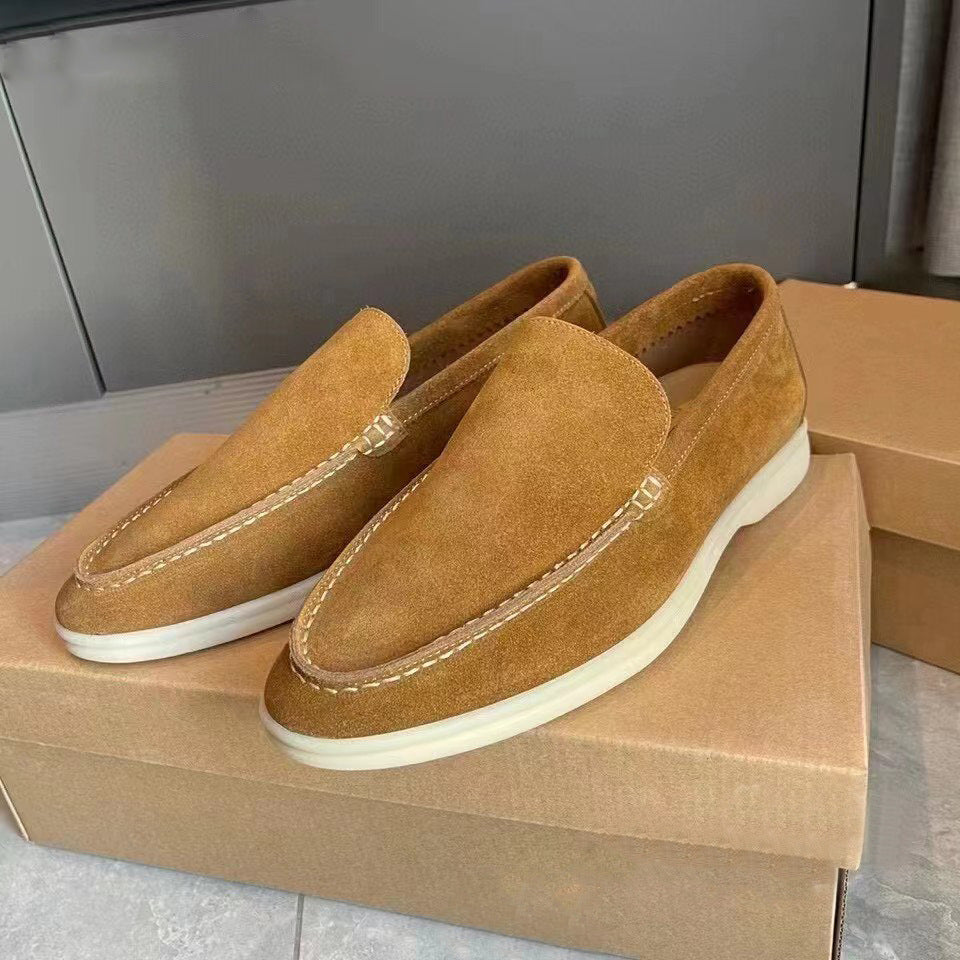 Men’s Summer Suede Slip-On Loafers
