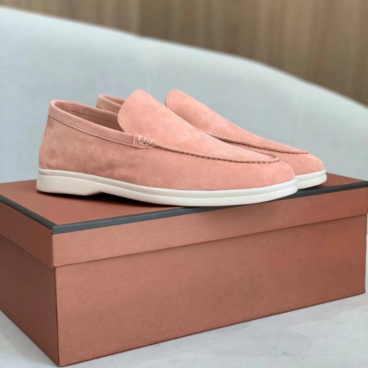 Men’s Summer Suede Slip-On Loafers