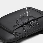 Men’s Waterproof Slim Laptop Backpack with Front Zip Pocket