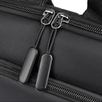 Men’s Waterproof Slim Laptop Backpack with Front Zip Pocket