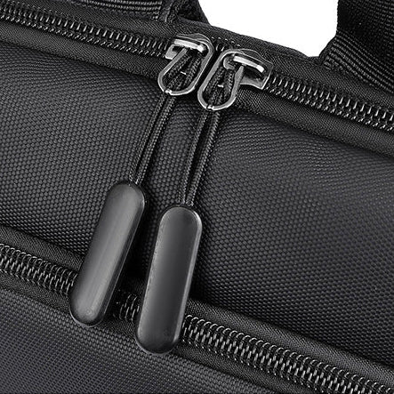 Men’s Waterproof Slim Laptop Backpack with Front Zip Pocket