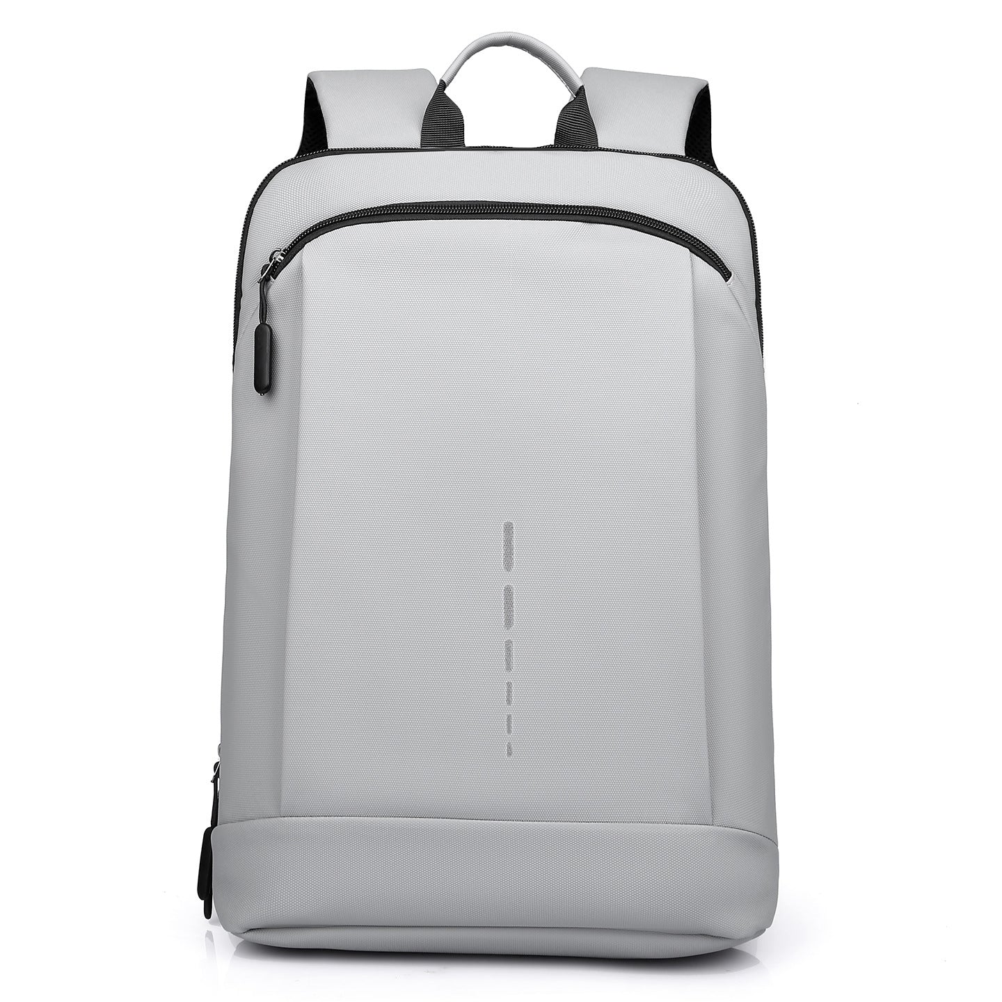 Men’s Waterproof Slim Laptop Backpack with Front Zip Pocket