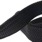 Men’s Woven Stretch Belt with Silver Buckle