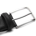 Men’s Woven Stretch Belt with Silver Buckle