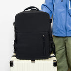 Travel Backpack with Shoe Compartment and Luggage Strap