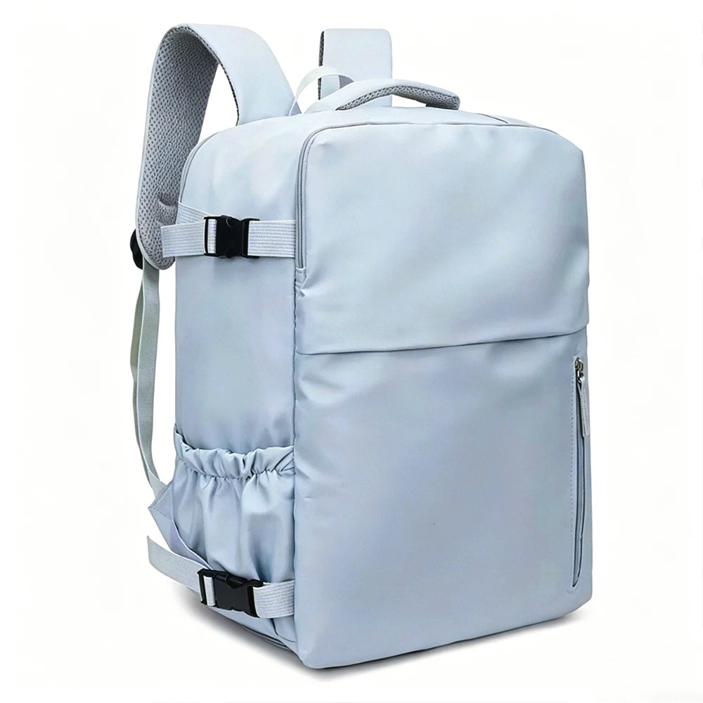 Travel Backpack with Shoe Compartment and Luggage Strap