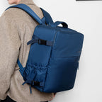 Travel Backpack with Shoe Compartment and Luggage Strap