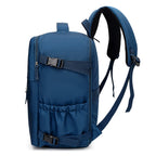 Travel Backpack with Shoe Compartment and Luggage Strap