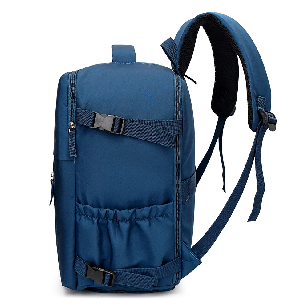 Travel Backpack with Shoe Compartment and Luggage Strap