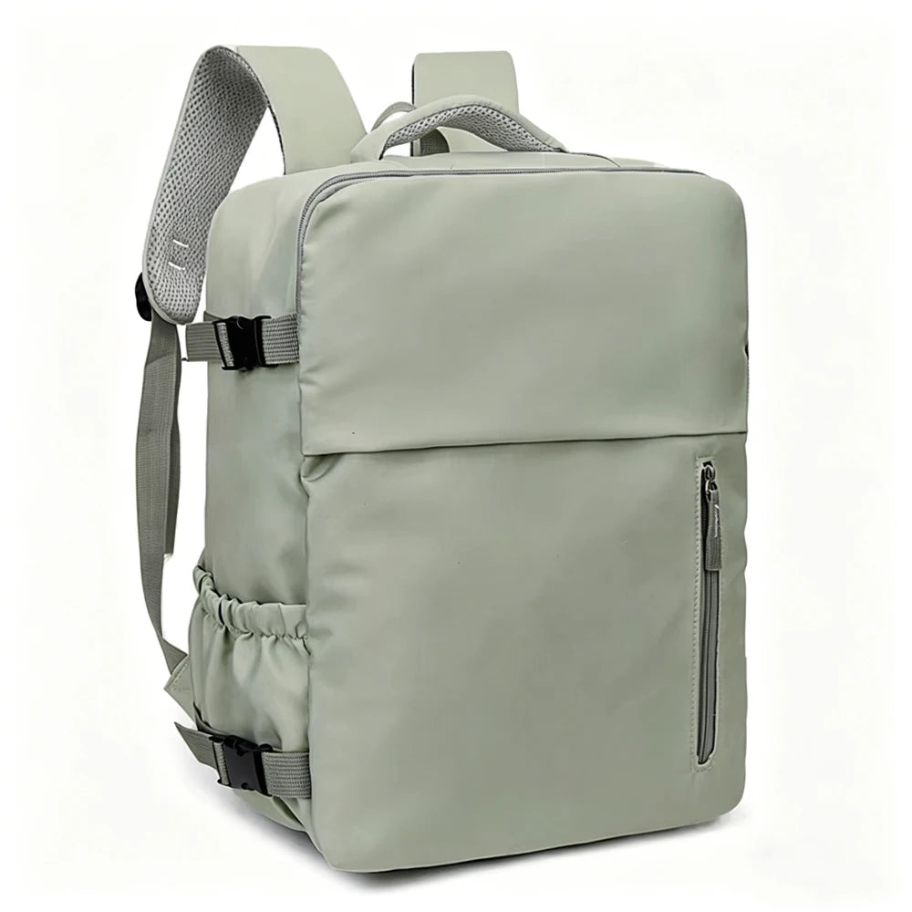 Travel Backpack with Shoe Compartment and Luggage Strap