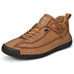 Unisex Lace-Up Walking Shoes with Grip Outsole