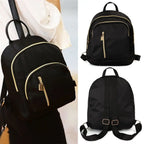 Women’s Black Multi Pocket Mini Backpack