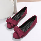 Women’s Bow Ballet Flats with Rounded Toe