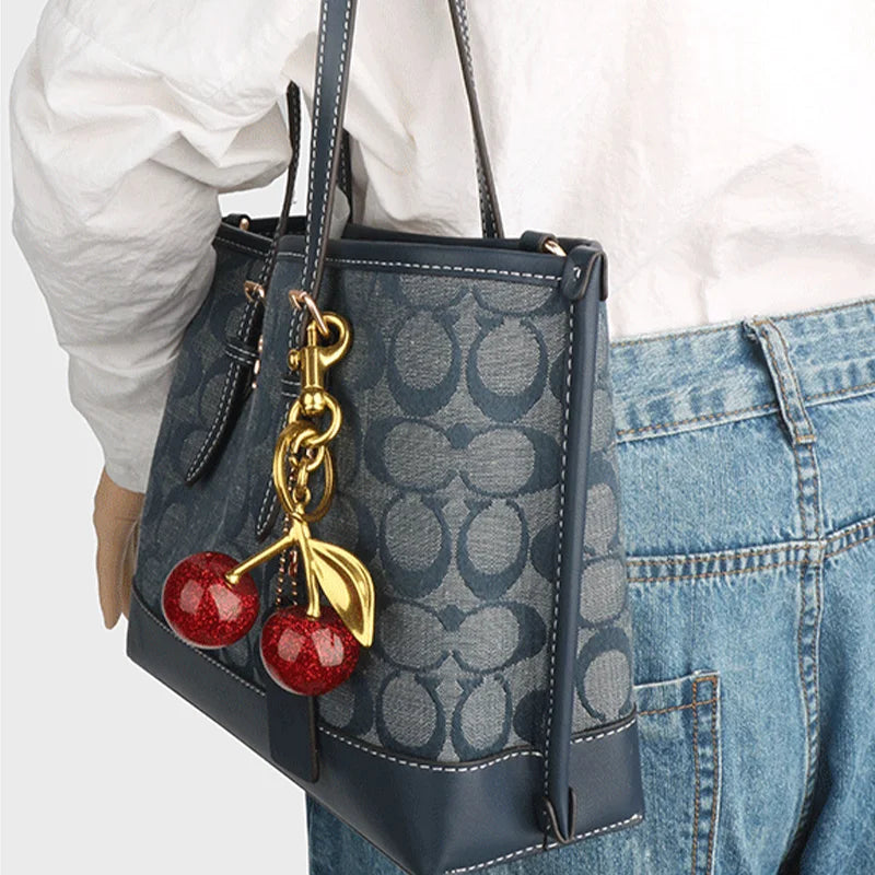 Women’s Cherry Bag Charm Pendant