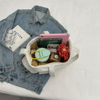 Women’s Corduroy Multi Pocket School Tote Bag