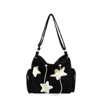 Women’s Corduroy Star Tote Shoulder Bag