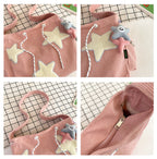 Women’s Corduroy Star Tote Shoulder Bag