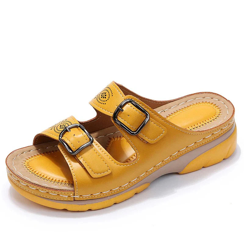 Women’s Double Strap Slip-On Sandals