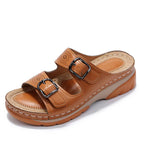 Women’s Double Strap Slip-On Sandals