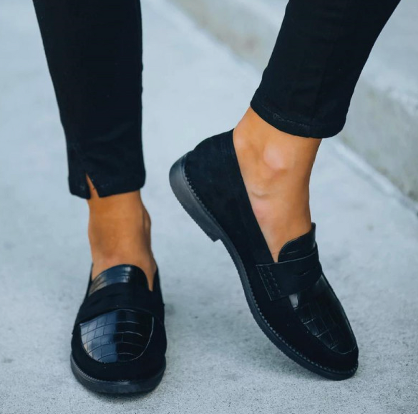Women’s Faux Leather Slip-On Loafers