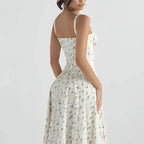 Women’s Floral Fit and Flare Midi Dress