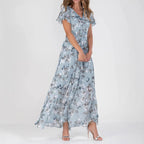 Women’s Floral Summer Maxi Wedding Guest Dress