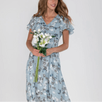 Women’s Floral Summer Maxi Wedding Guest Dress