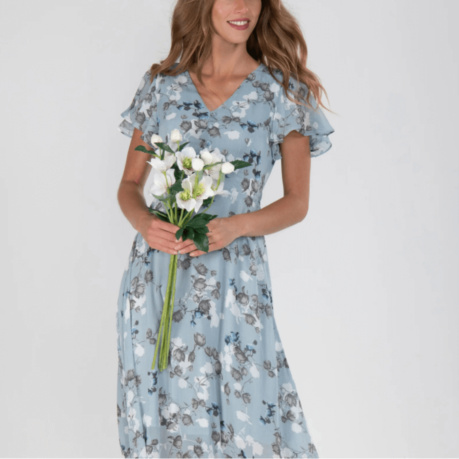 Women’s Floral Summer Maxi Wedding Guest Dress
