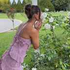 Women’s Halter Neck Maxi Summer Wedding Guest Dress