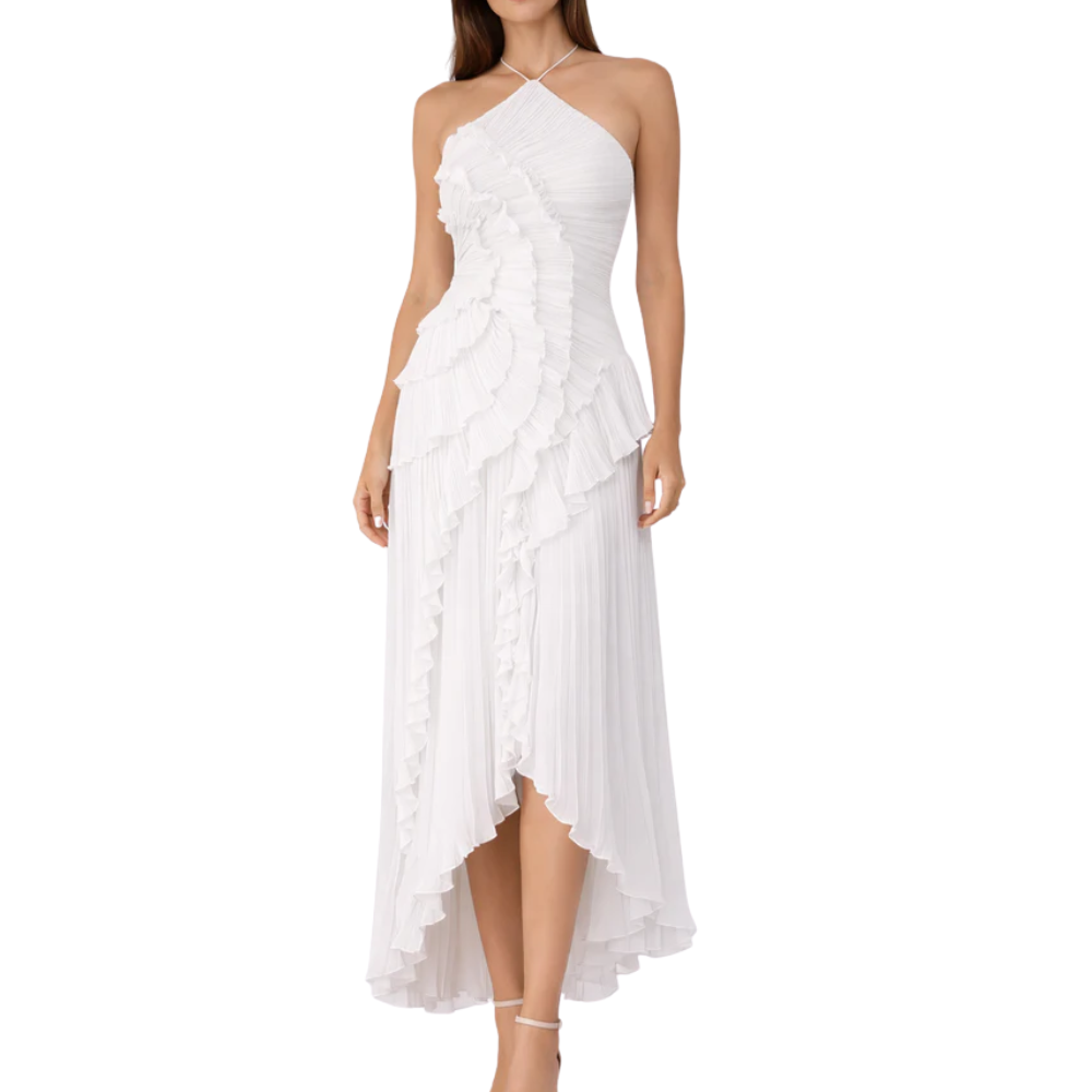 Women’s Halter Neck Maxi Summer Wedding Guest Dress