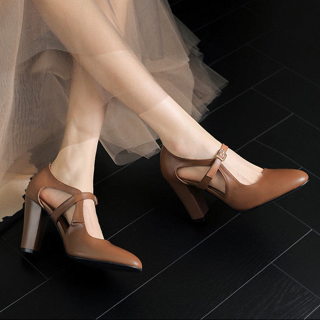 Women’s Heels Pumps with Block Heel