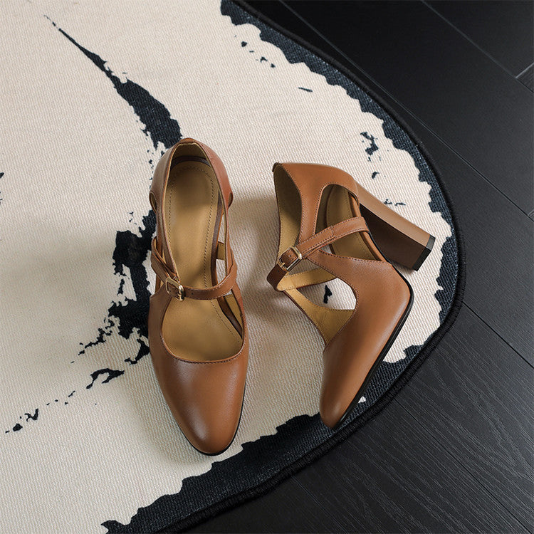 Women’s Heels Pumps with Block Heel