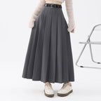 Women’s High Waist Pleated Maxi Skirt