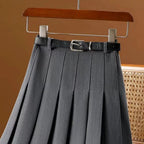 Women’s High Waist Pleated Maxi Skirt