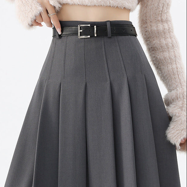 Women’s High Waist Pleated Maxi Skirt