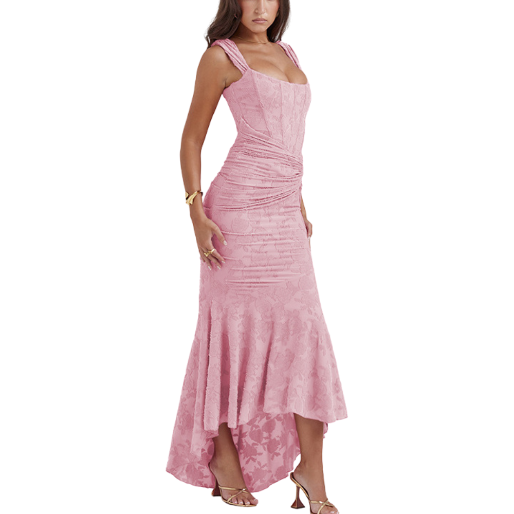 Women’s Lace Bodycon Midi Dress