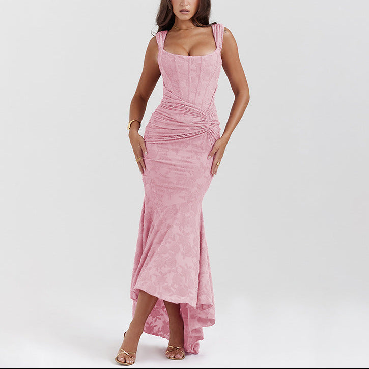 Women’s Lace Bodycon Midi Dress