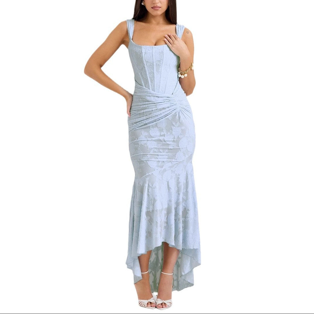 Women’s Lace Bodycon Midi Dress