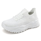 Women’s Lace-Up Walking Shoes with Chunky Sole