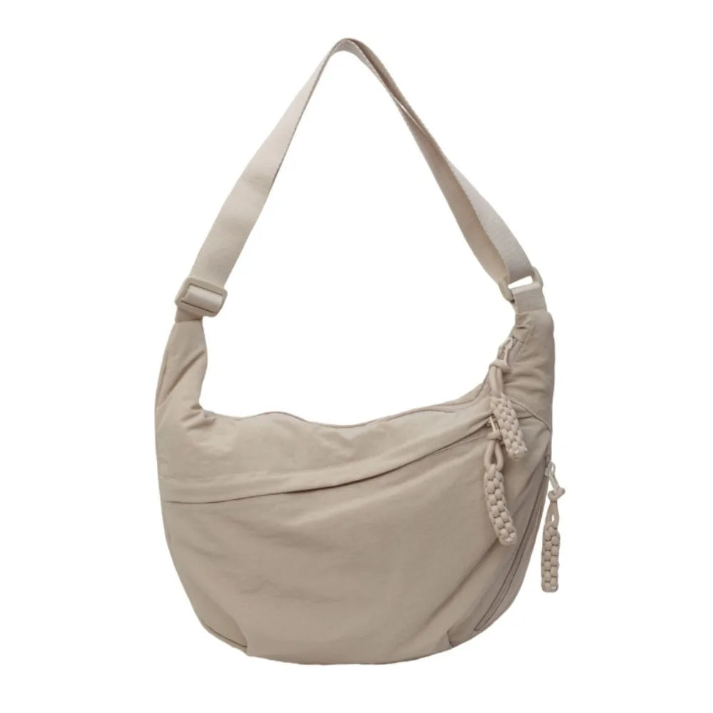 Women’s Large Canvas Crossbody Hobo Bag