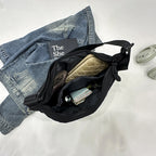 Women’s Large Canvas Crossbody Hobo Bag